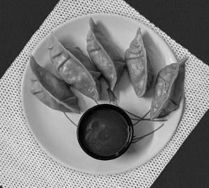 Peri peri steam momo [5 pcs]