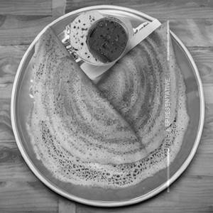 Rava Mushroom Masala Dosa