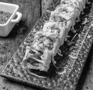 Katsu Chicken Avocado Sushi Roll