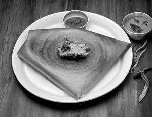 Jain Ragi Masala Dosa