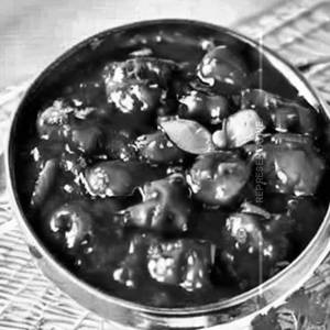 Mushroom Manchurian Chilli Gravy
