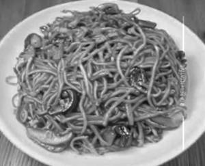 Schezwan Mushroom Noodles