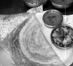Paneer Onion Sada Dosa