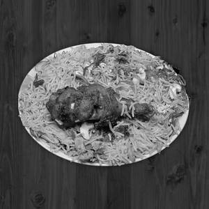 Fried leg biriyani