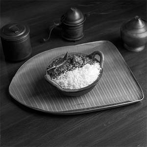 Steam Ponni Rice & Milagu Mutton Curry