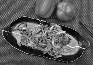 Stir Fried Lamb with Peppers