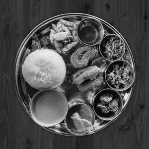 Prawns  thali