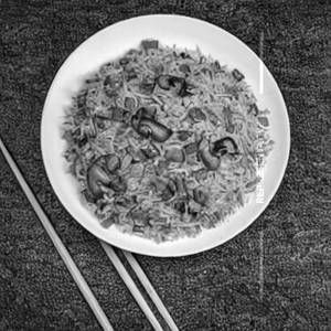 Mixed Chilli Mushroom Fried Rice