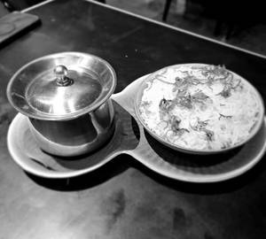 Rasam With Ghee Rice & Papadam