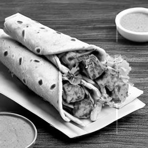 Whole Wheat Spicy Crispy Paneer Kathi Roll