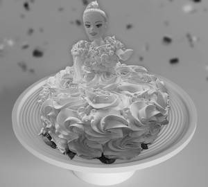 Strawberry doll cake 500gm