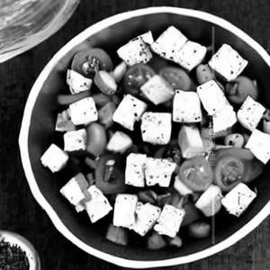Paneer vegetable salad