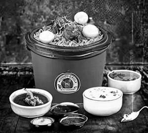 Mutton Bucket Briyani