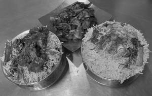 Chicken Dum Biryani + Chicken Fry Biryani With Aloo 65