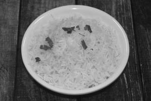 Plain rice