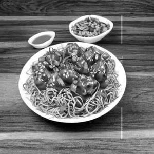 Veg manchurian noodle 