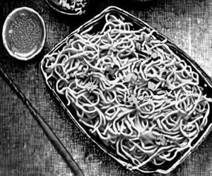 Schezwan Mushroom Noodles