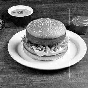 Classic jumbo king veg burger