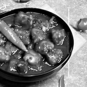 Babycorn Manchurian Gravy