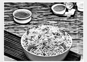 Mix non veg fried rice