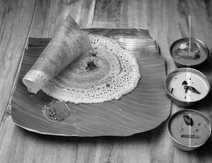 Mushroom Masala Dosa