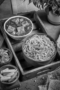 Chilli Garlic Noodle + Paneer Chilli Gravy