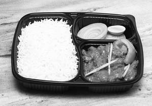 White Rice And Rajma Masala