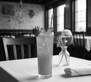Mint Strawberry Fizz Mojito [350 Ml]
