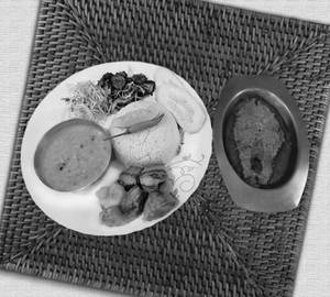 Katla fish thali.