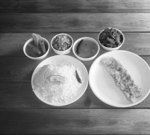 Egg thali.