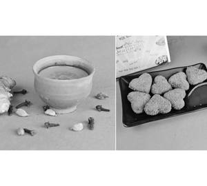 Adrak Milk Chay (Serves 2 Persons) wiith French Fry