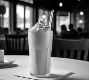 Creamy Butterscotch Milkshake [350 Ml]