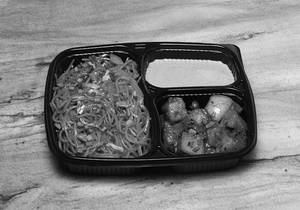Schezwan Noodles With Chilli Paneer
