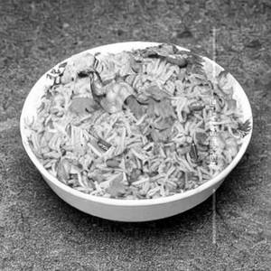 Prawn Schezwan Mushroom Fried Rice