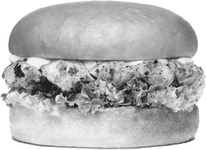 Malai chicken burger