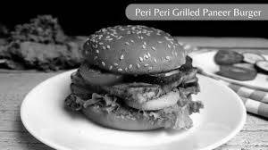 Peri Peri Paneer Cheese Burger