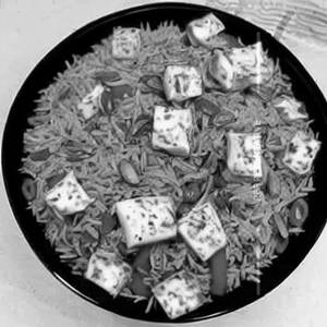 Peri Peri Paneer Fried Rice