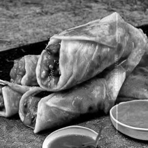 Single egg manchurian roll