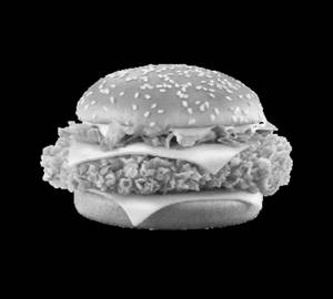 Crispy chicken burger