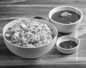 Chicken Triple Fried Rice