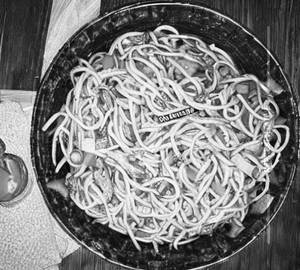 Veg Burnt Garlic Noodles