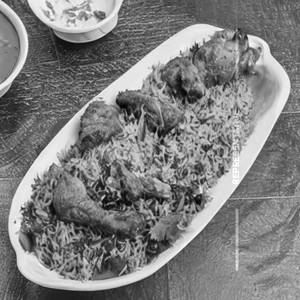 Chicken Biryani Half Chicken Roast Half