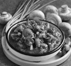 Mushroom Manchurian Dry