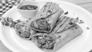 Aloo Tikki Spicy Shawarma