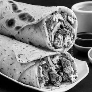 Double Egg Lachha Shawarma Roll
