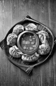 Veg tandoori momo