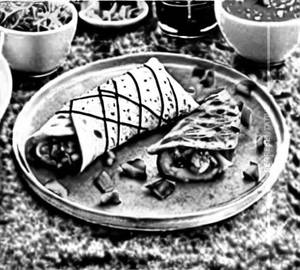 Chicken Schezwan Roll  
