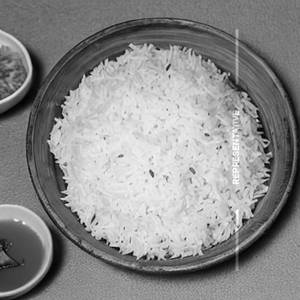 Steamed plain rice