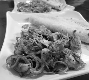 Pork varta with roti