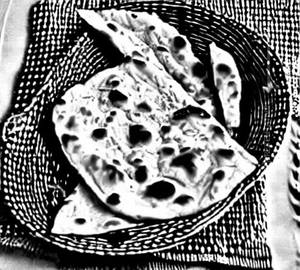 Garlic naan